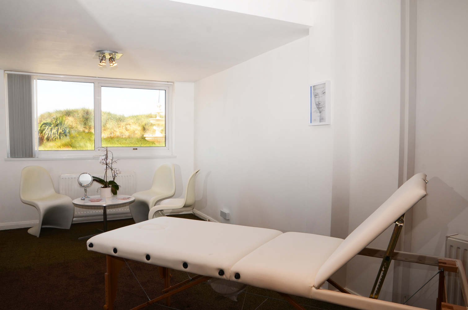 The treatment room at The Fountain Clinic, Lytham St. Annes